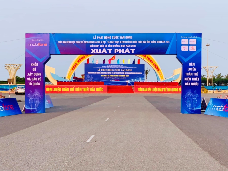 Giải thể thao online MobiRun Quảng Bình