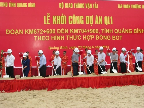 Lễ khởi công dự án quốc lộ 1