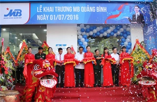 Khai trương Ngân hàng Thương mại Cổ phần Quân đội – Chi nhánh Quảng Bình