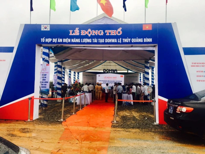 Lễ động thổ tổ hợp dự án điện năng lượng tái tạo Dohwa