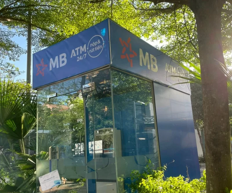 Thi công tủ ATM ngân hàng MB Quảng Bình