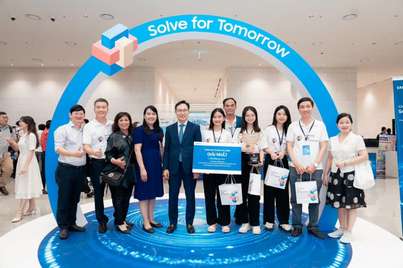Lễ tổng kết dự án Slove for tomorrow- SFT 2024  tại toà nhà Sam Sung R&D Hà Nội